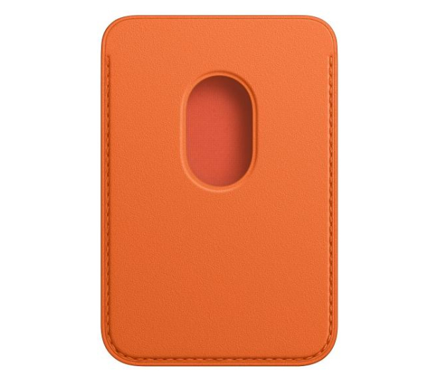 Apple Portfel APPLE do iPhone Leather Wallet with MagSafe - Orange - 1464162 - zdjęcie 3